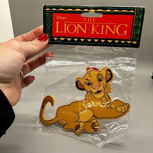 Kurt Adler Other - Kurt Adler Vintage 90s Disney The Lion King Wood Christmas Ornament New Gift